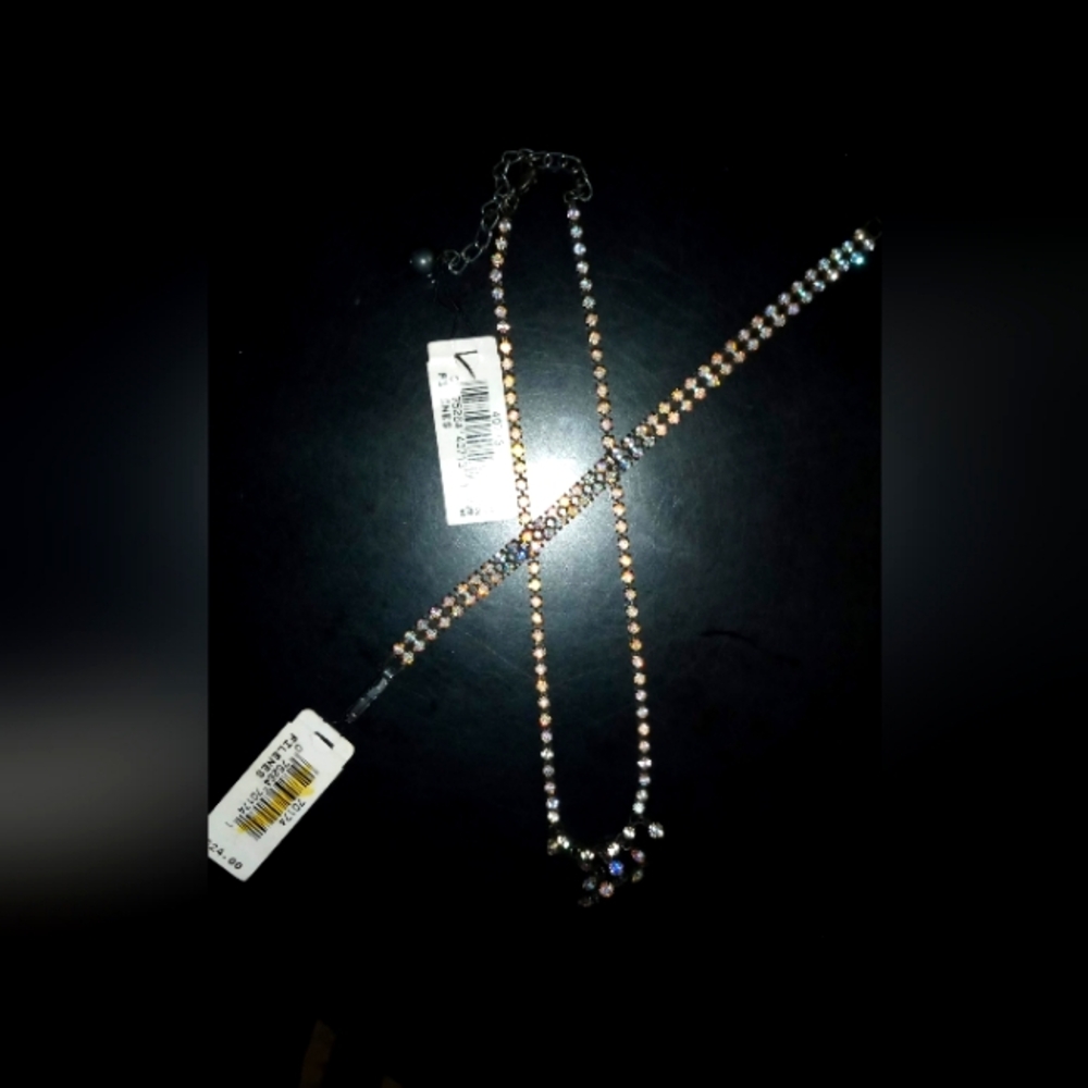 New Australian Crystal Matching Necklace and Bracelet Set